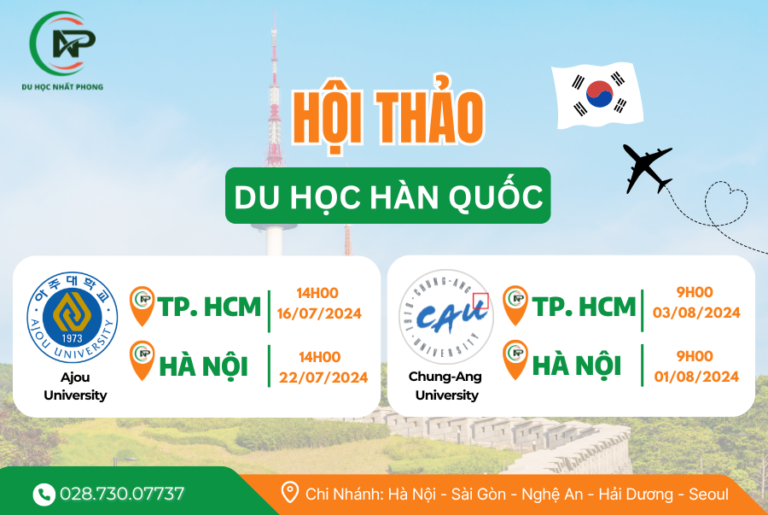 CHƯƠNG TRÌNH HỘI THẢO DU HỌC HÀN QUỐC 2024
